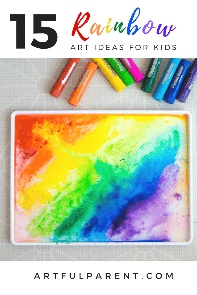 15 Rainbow Art Ideas for Kids_Pinterest