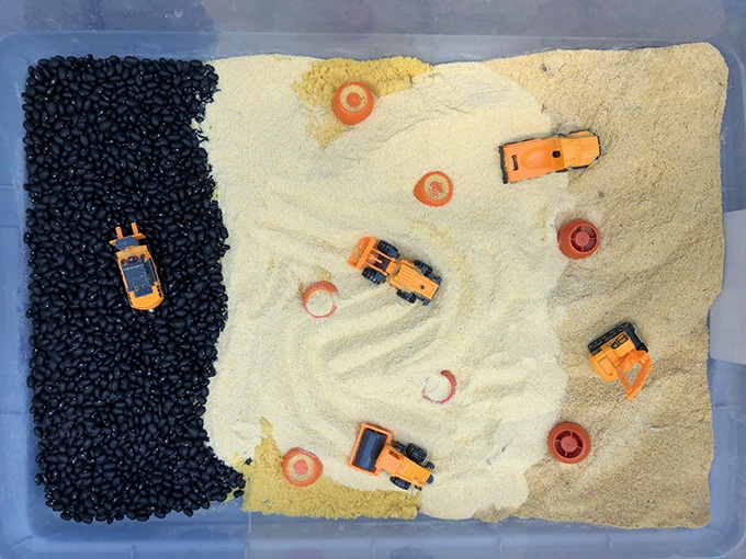 sensory bins for 2 year olds
