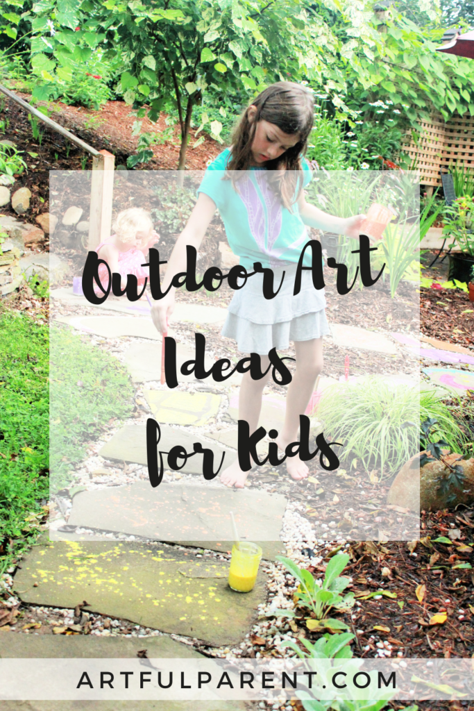 outdoor art ideas pin