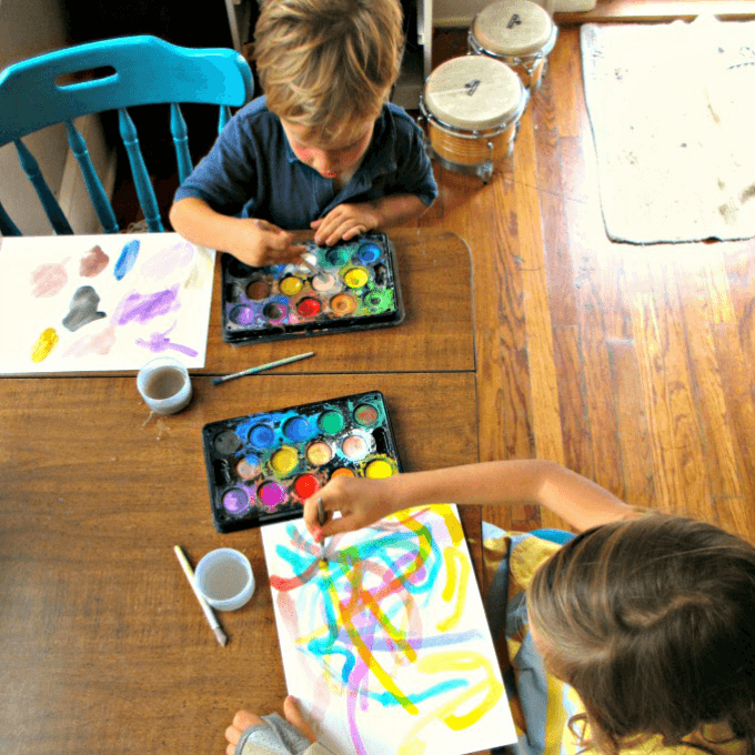 A Music Activity For Kids :: Using Music As An Art Prompt