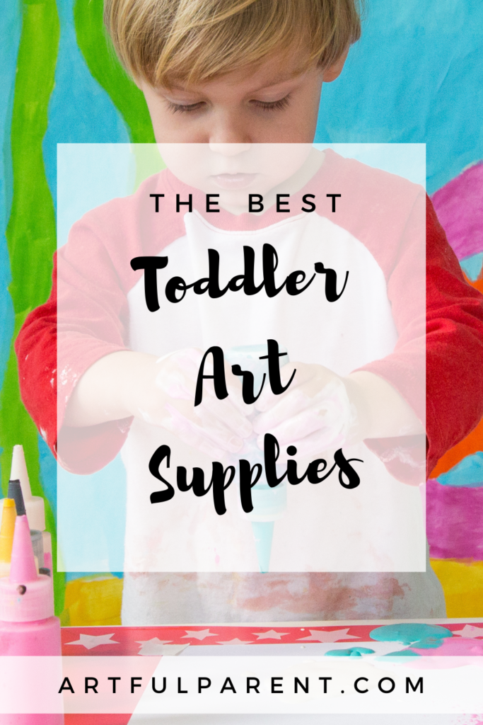 toddler art supplies pin