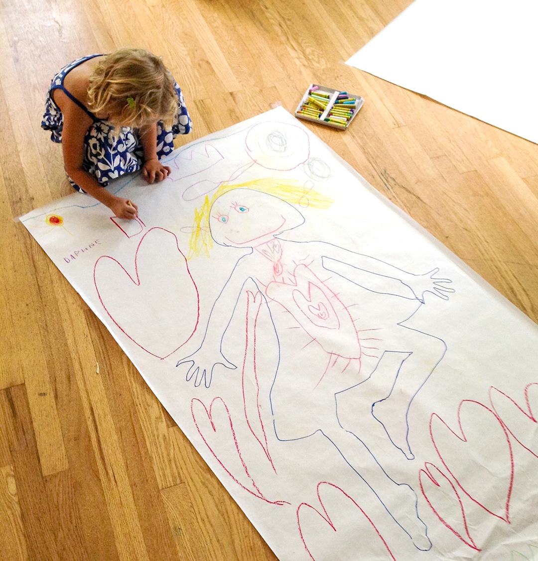 Body tracing for kids