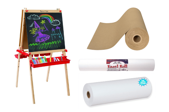 Ideal for Kids Projects by Paper Pros Durable Art Easel Paper Roll for Crafts Drawing & Painting 30 inches x 200 feet