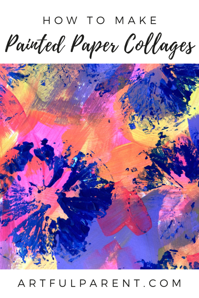 How to Make Painted Paper Collages for Kids