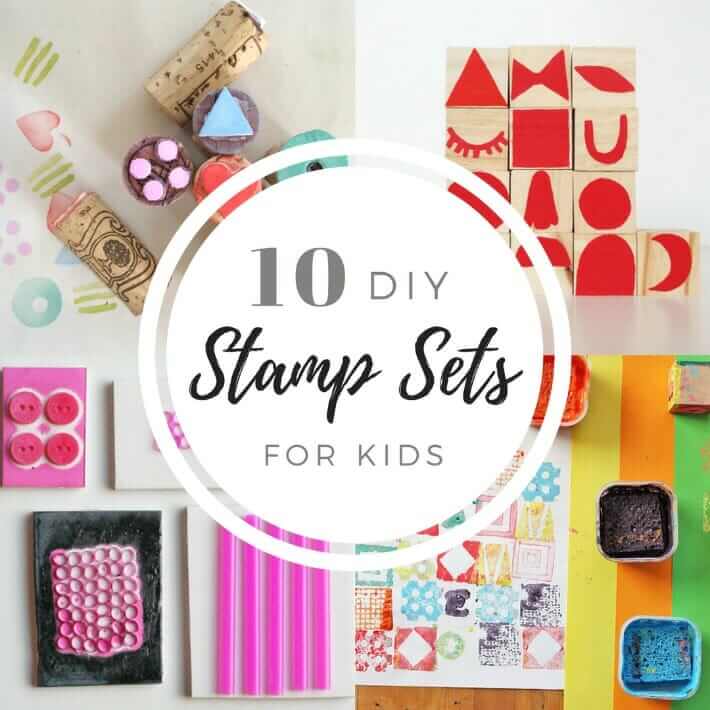 Super EASY DIY Foam Stamps For Kids