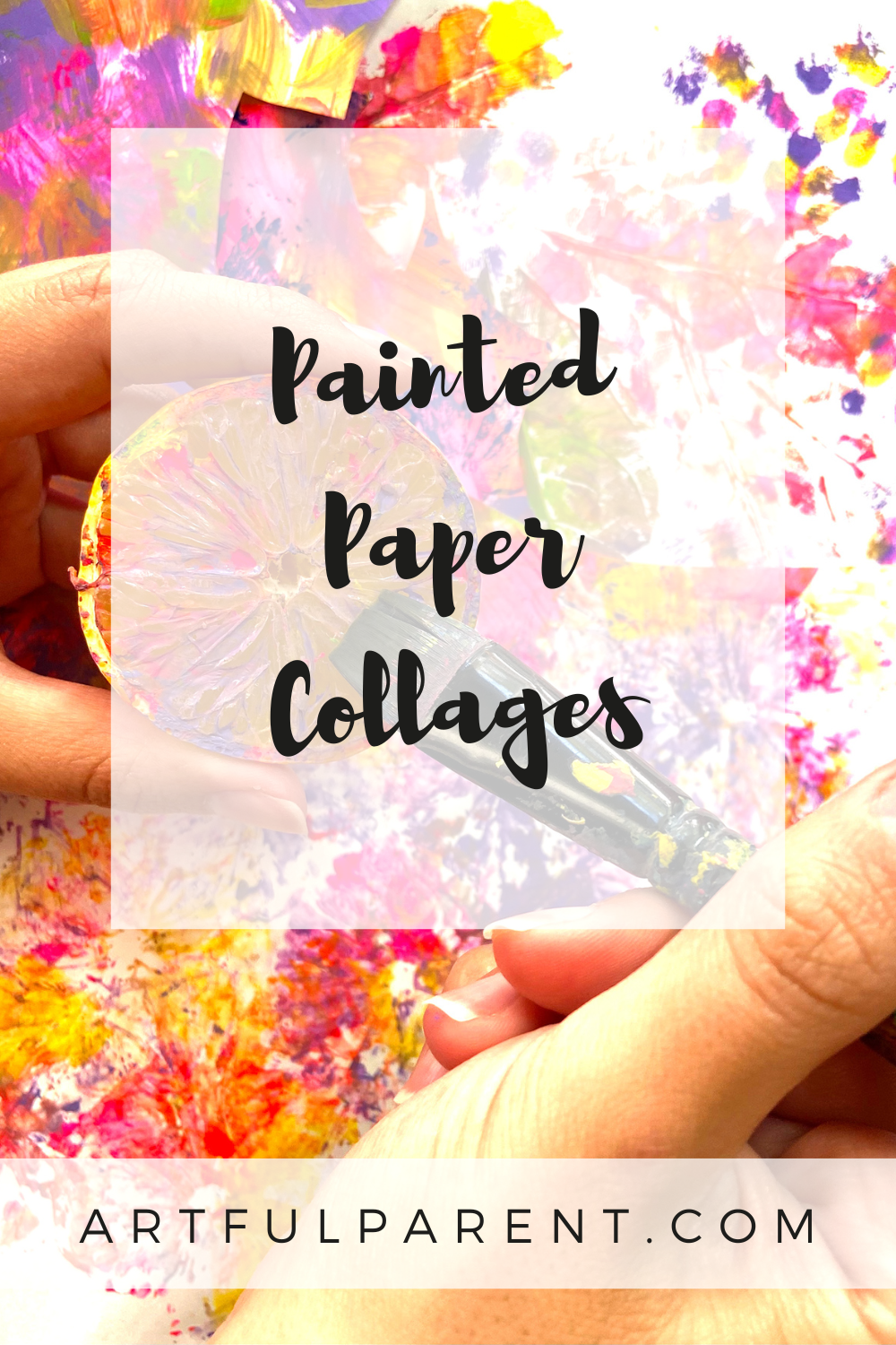 How to Make Painted Paper Collages for Kids