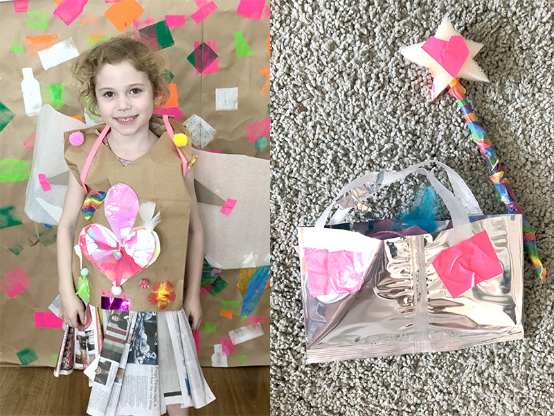 How to Make DIY Kids Costume from Recycled Materials
