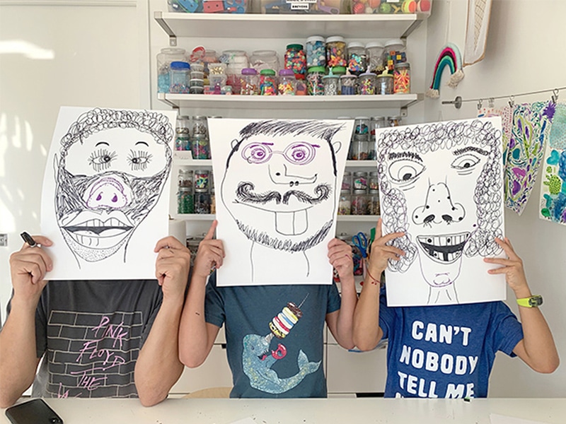 Family Drawing Challenge feature — Kids, Activity Craft Holidays, Tips