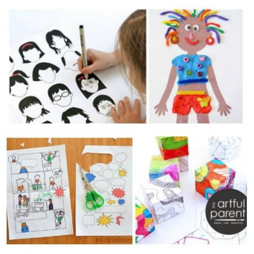 16 Printable Art Activities For Kids To Encourage Creativity