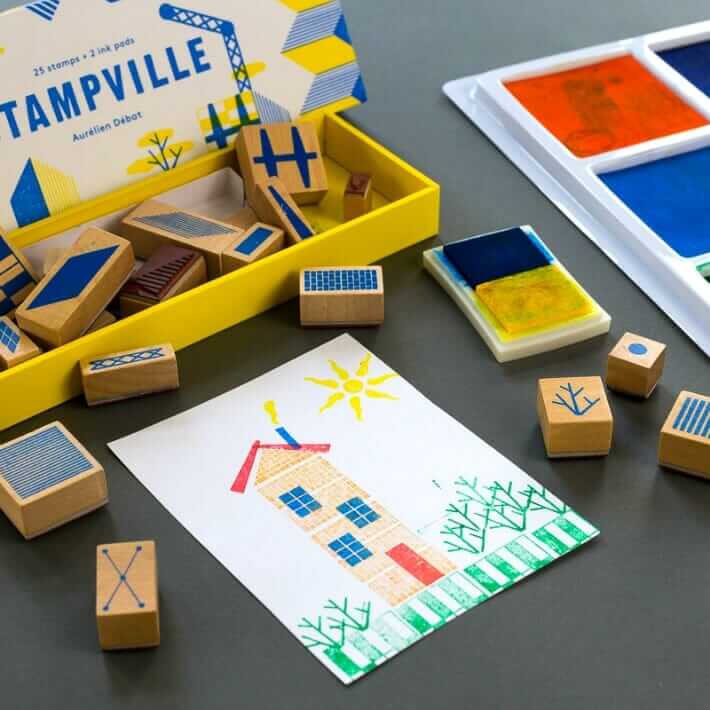 Make Your Own House Stamp - A Beautiful Mess