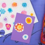 Watercolor Doodle Flowers — Activity Craft Holidays, Kids, Tips