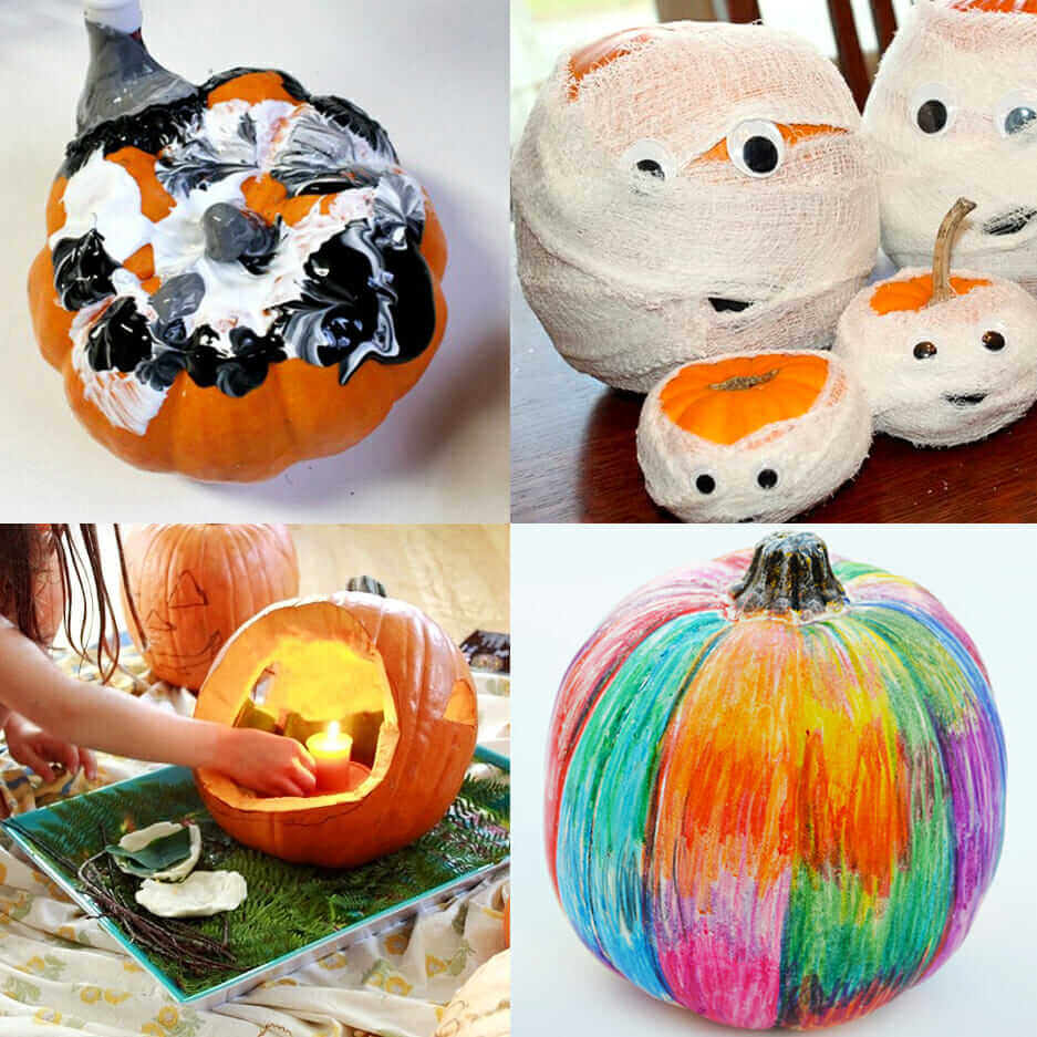 The Best Pumpkin Decorating Ideas For Kids Young Old