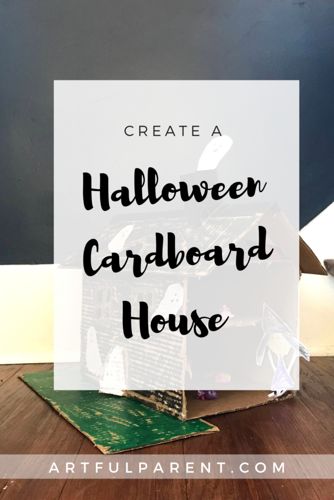 How to Make a Cardboard Halloween House_Pin
