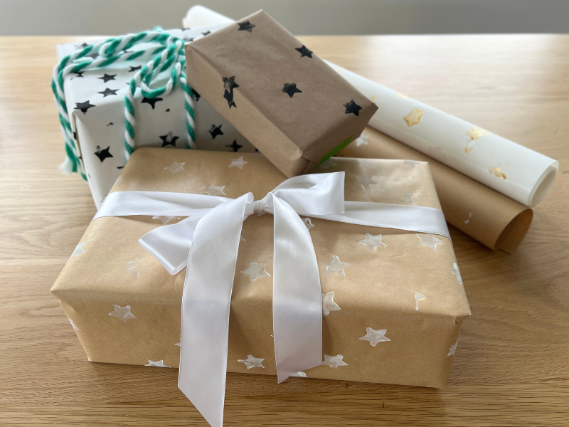 DIY wrapping paper featured