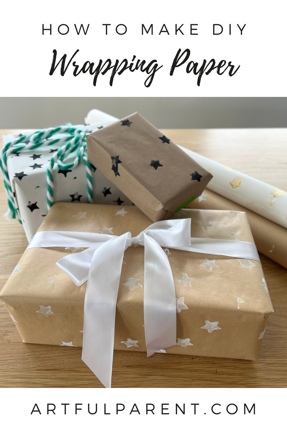 diy wrapping paper pinterest