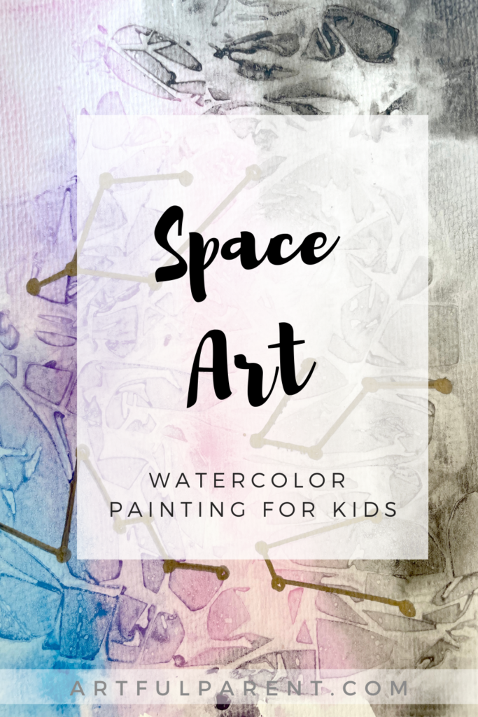Space art projects for kids_pin