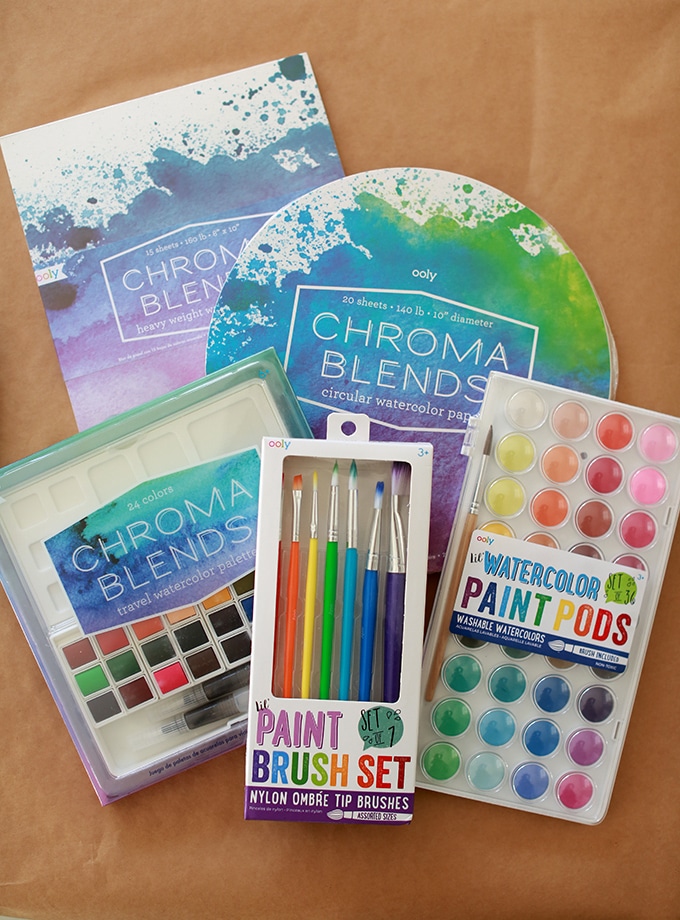 OOLY watercolor products
