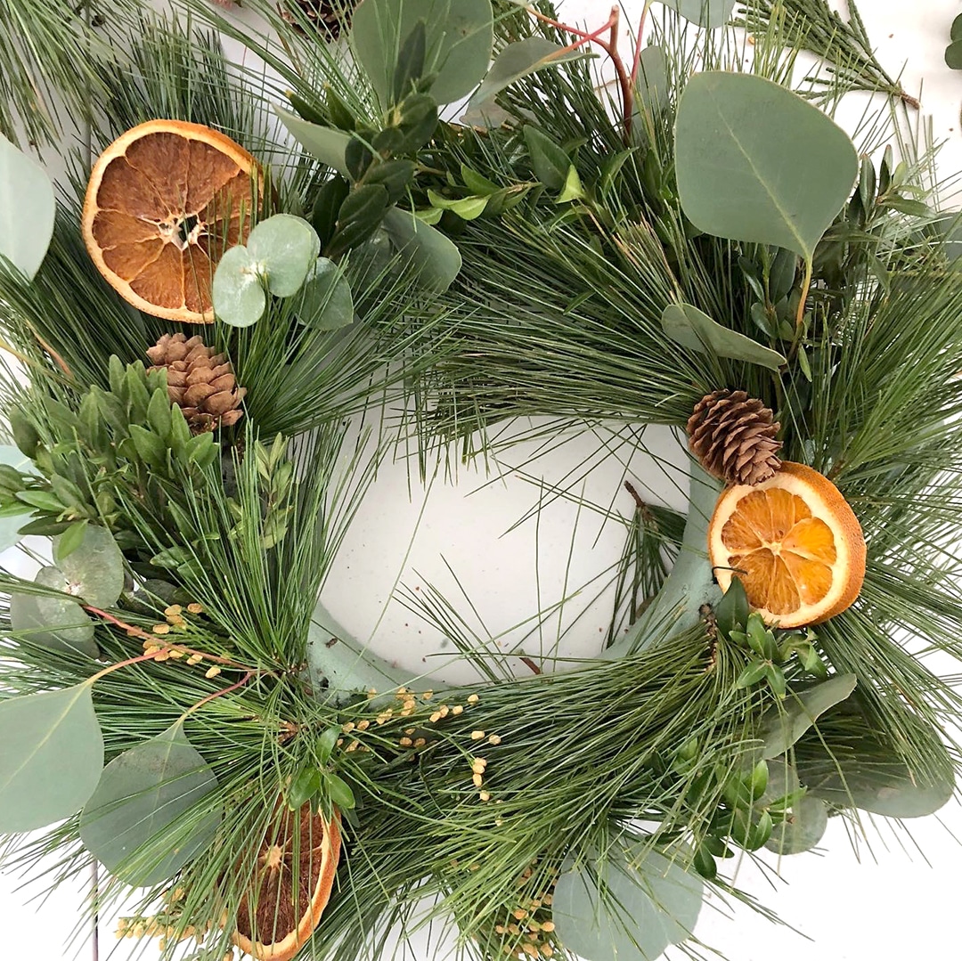 natural christmas wreath_rachel