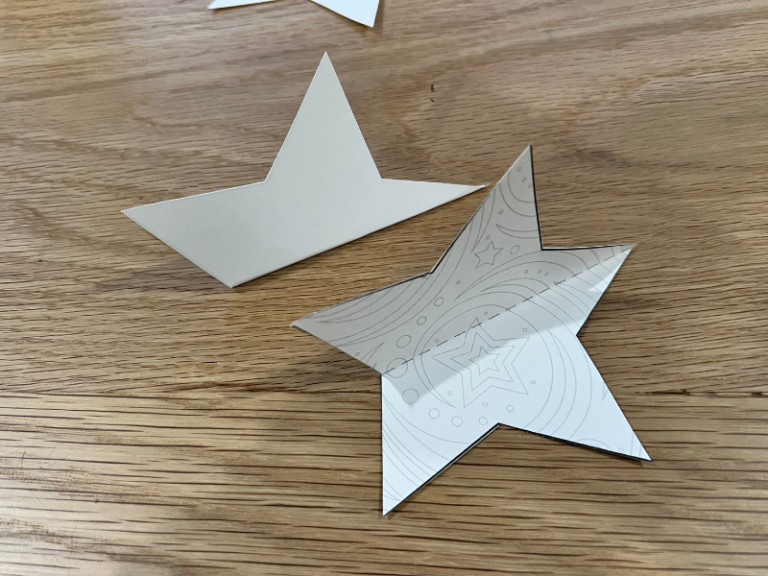 3d star folded