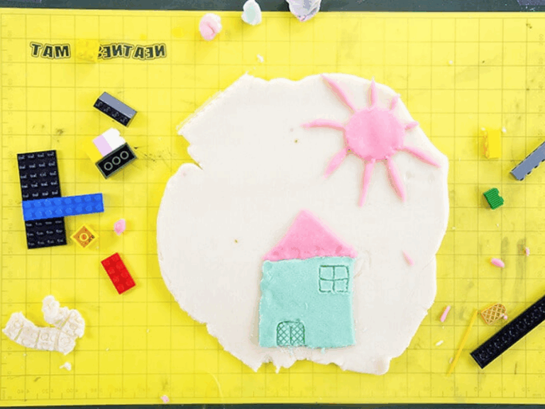 legos and playdough