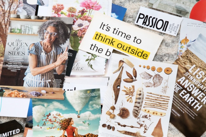 Create a Vision Board, Online class & kit, Gifts