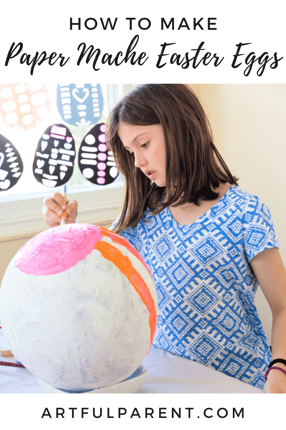 How to Make Paper Mache Easter Eggs