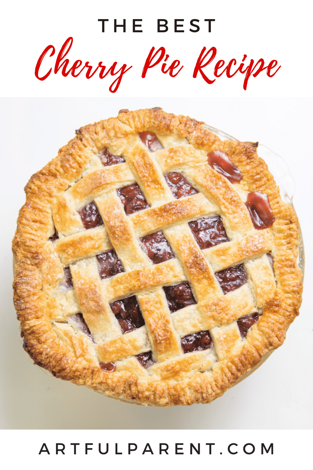 The Best Cherry Pie Recipe Ever (+ video!)