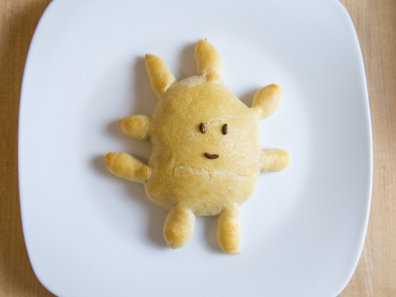 teddy bear bread