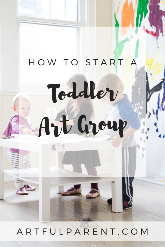 toddler art group pin