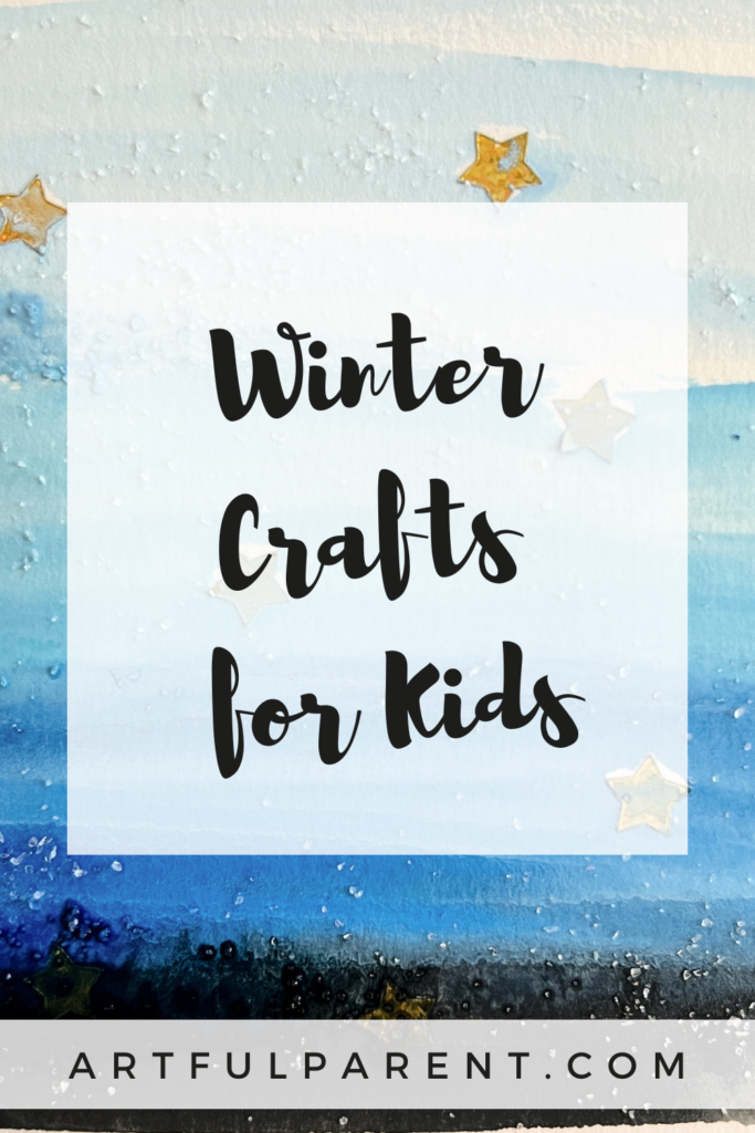 winter crafts for kids pin