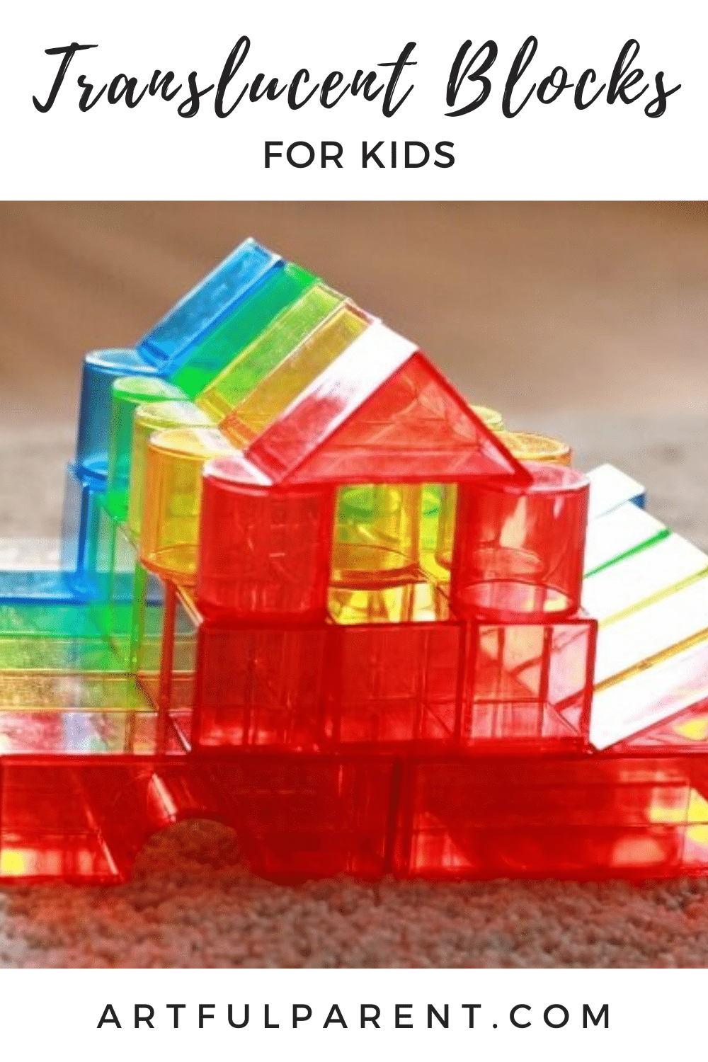 Translucent Building Blocks for Kids