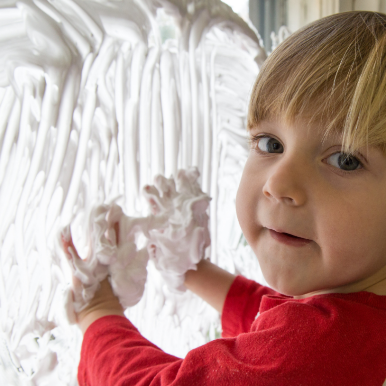 shaving cream on the window-2