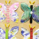 paper plate butterflies featured image