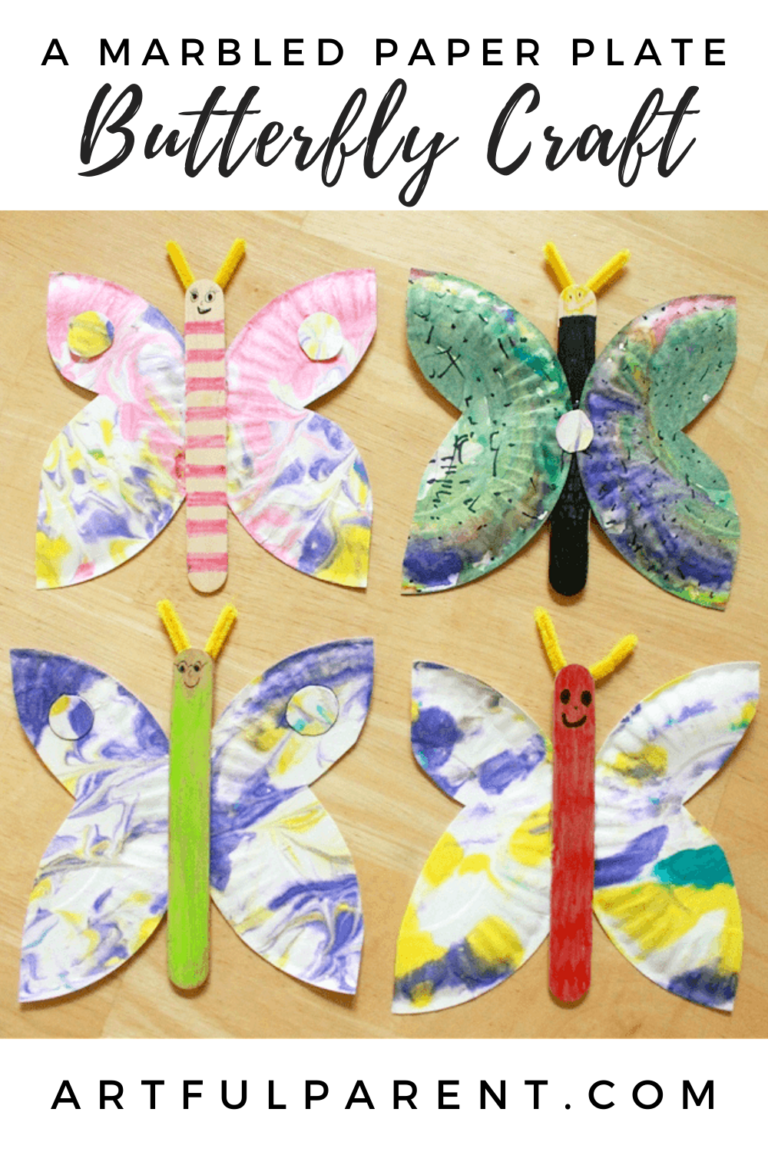 How to Make a Paper Plate Butterfly Craft