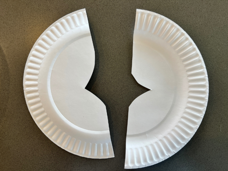 paper plate wings