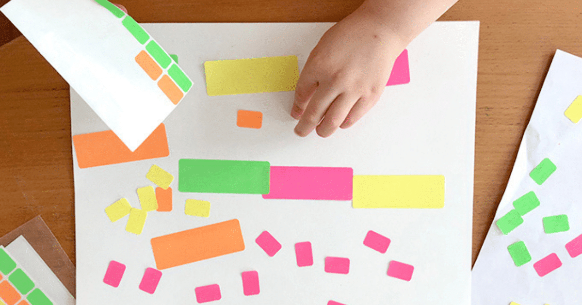 Sticker Art Collages for Toddlers