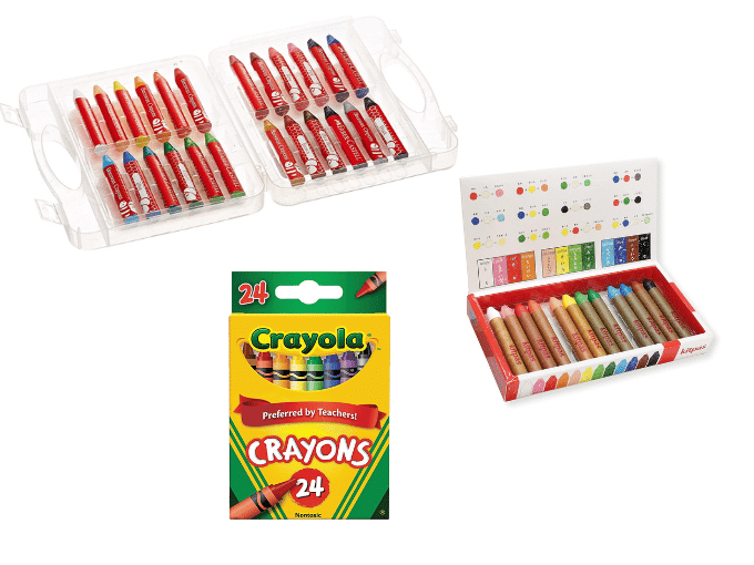 crayons kids art supplies