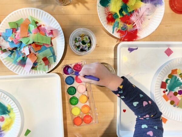 How to Make Tissue Paper Suncatchers