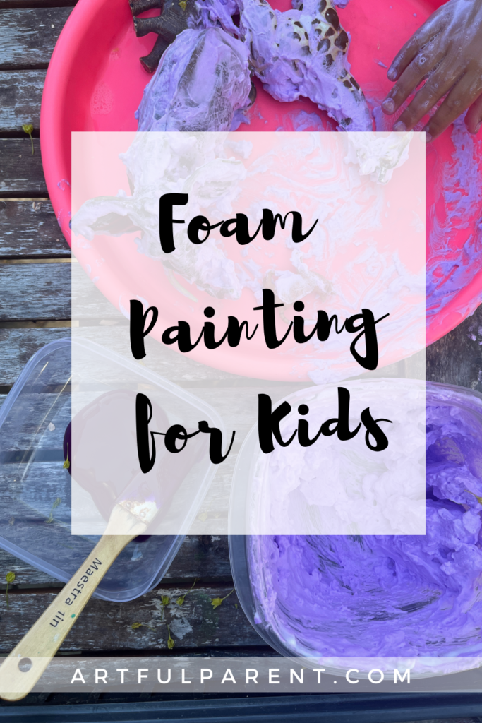 foam paint for kids
