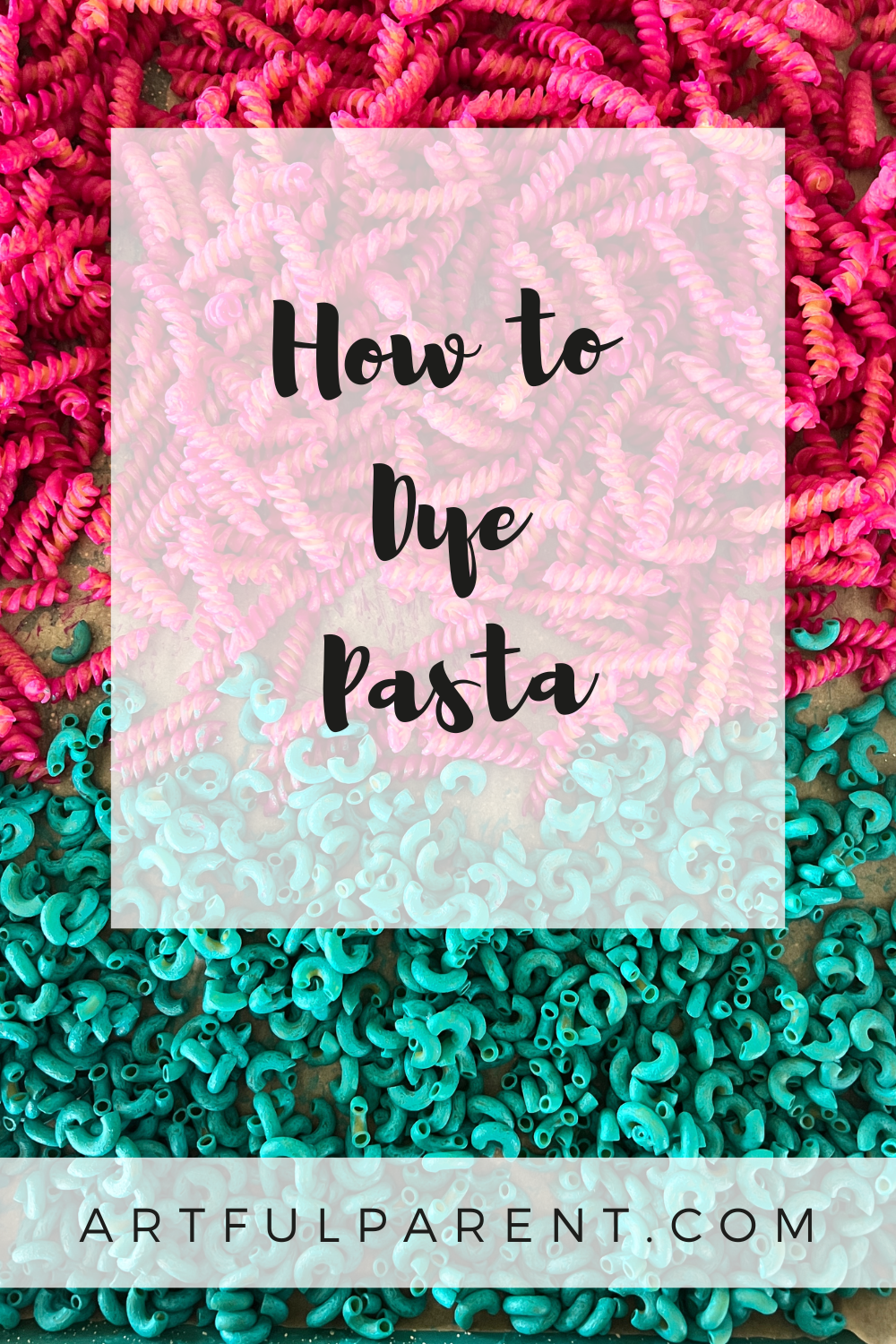 How to Dye Pasta for Crafts