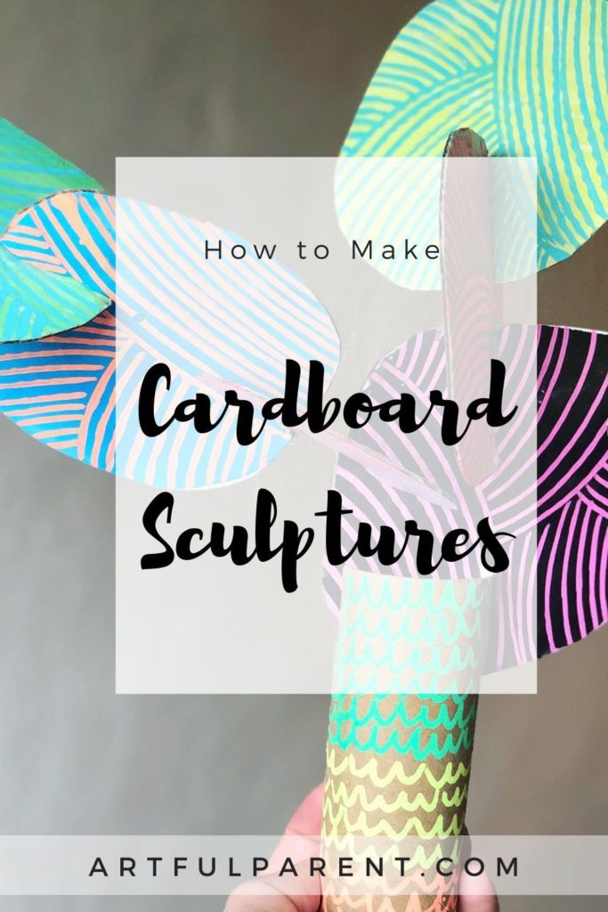 how to make cardboard sculptures_pin