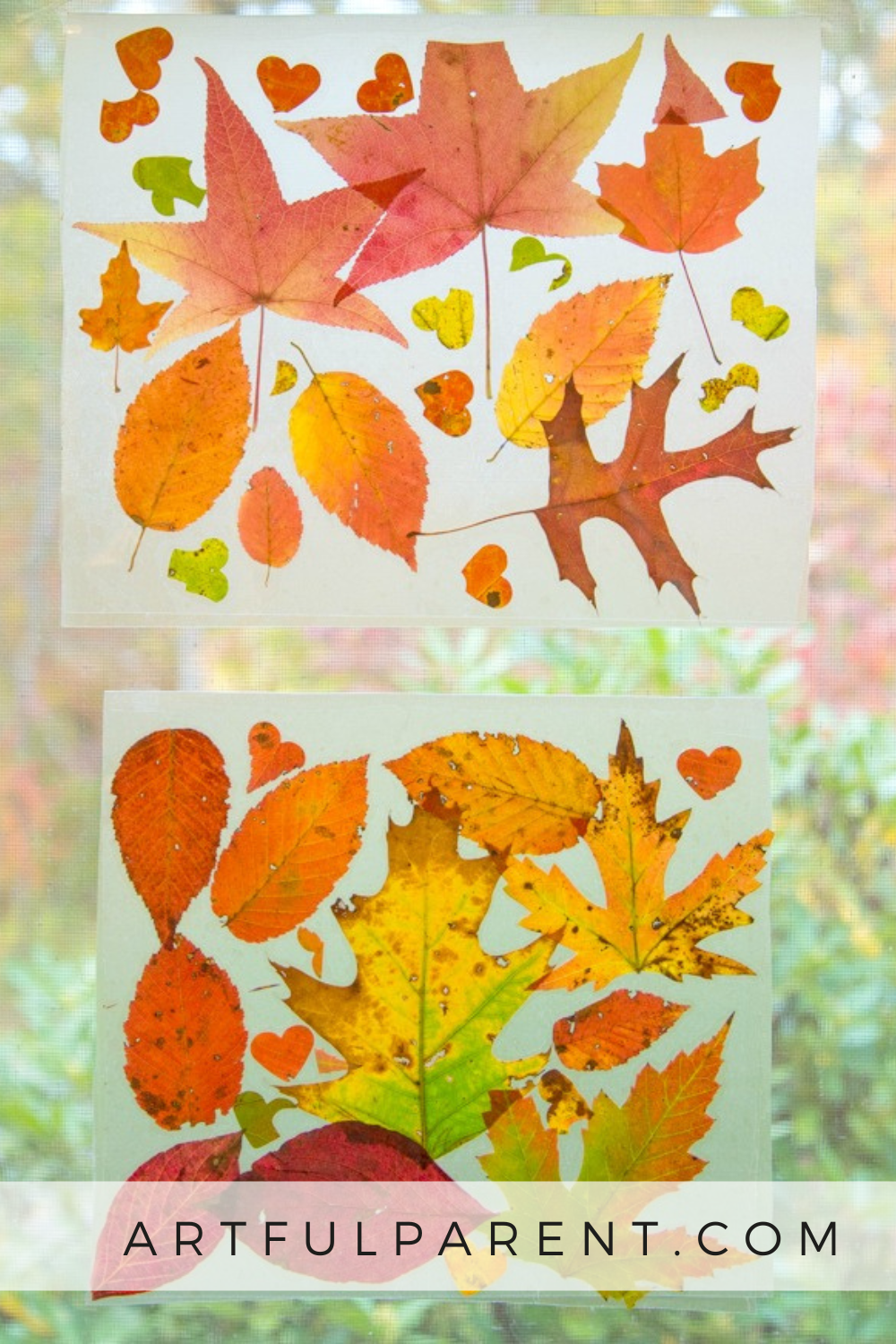 How to Make a Leaf Suncatcher for Kids