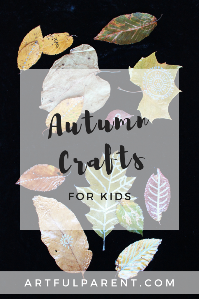 autumn crafts with leaves pinterest