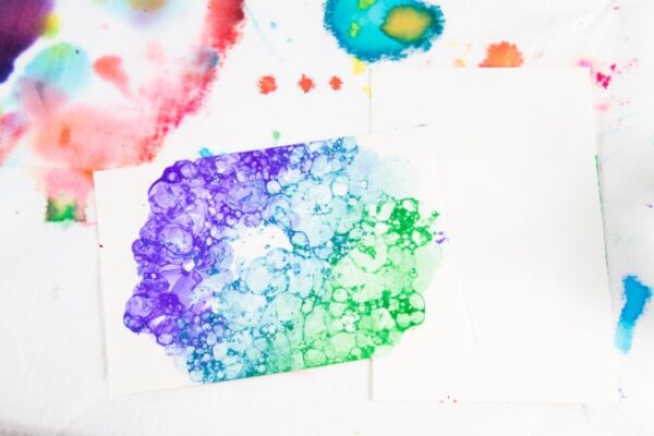 How to Create Bubble Prints for Kids