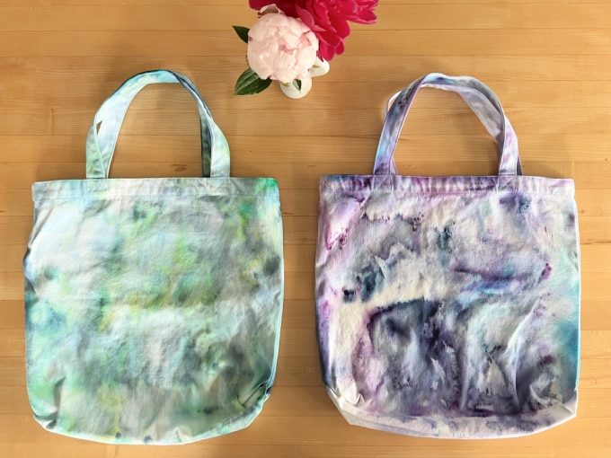 dyed bags