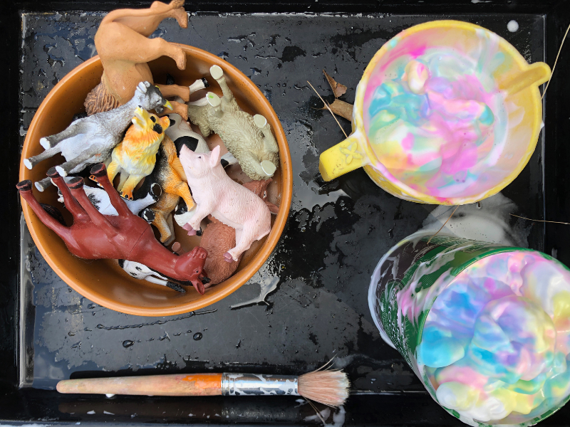 foam painting