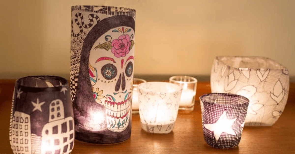 How to Make Halloween Tissue Paper Lanterns