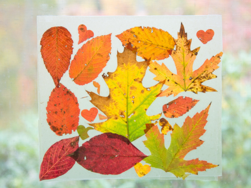 leaf suncatcher