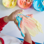 shaving cream activities
