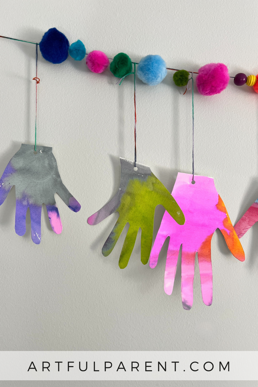 How to Make a Thanksgiving Handprint Art Garland